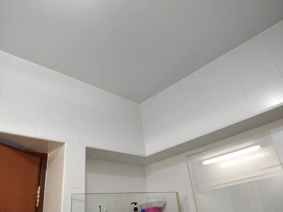 Same kitchen ceiling after completed mold remediation