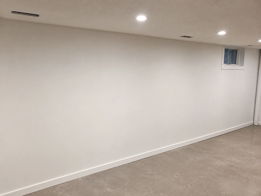 Manhattan apartment wall after professional mold remediation